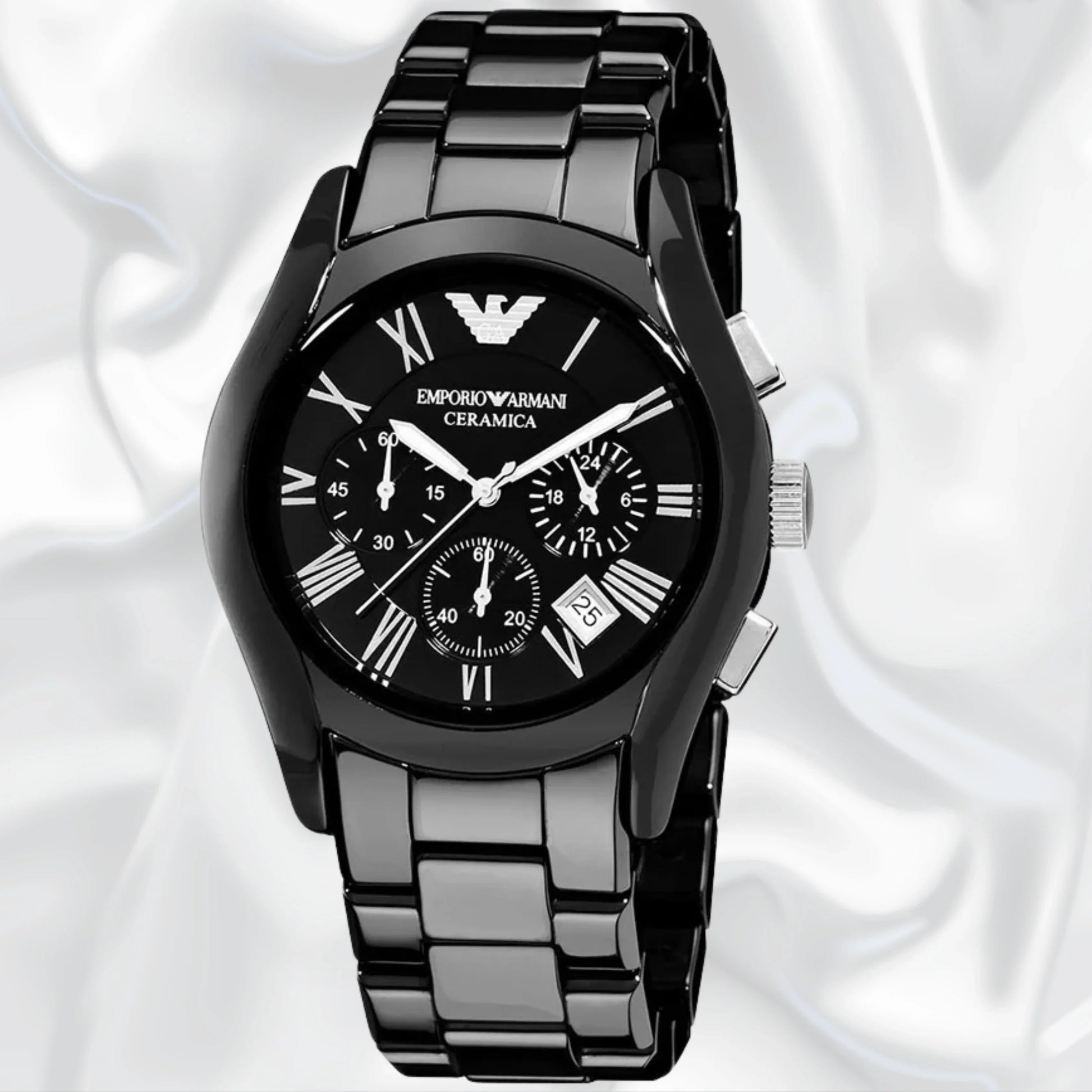 Emporio Armani 1410 ceramic chain Watch Genzees